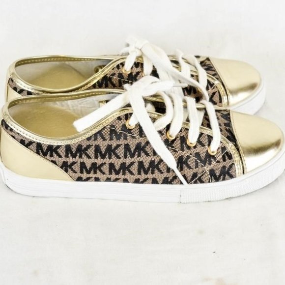 Michael Kors gold sneakers - Picture 3 of 6